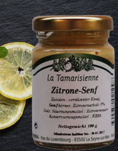 La Tamarisienne Zitronen Senf